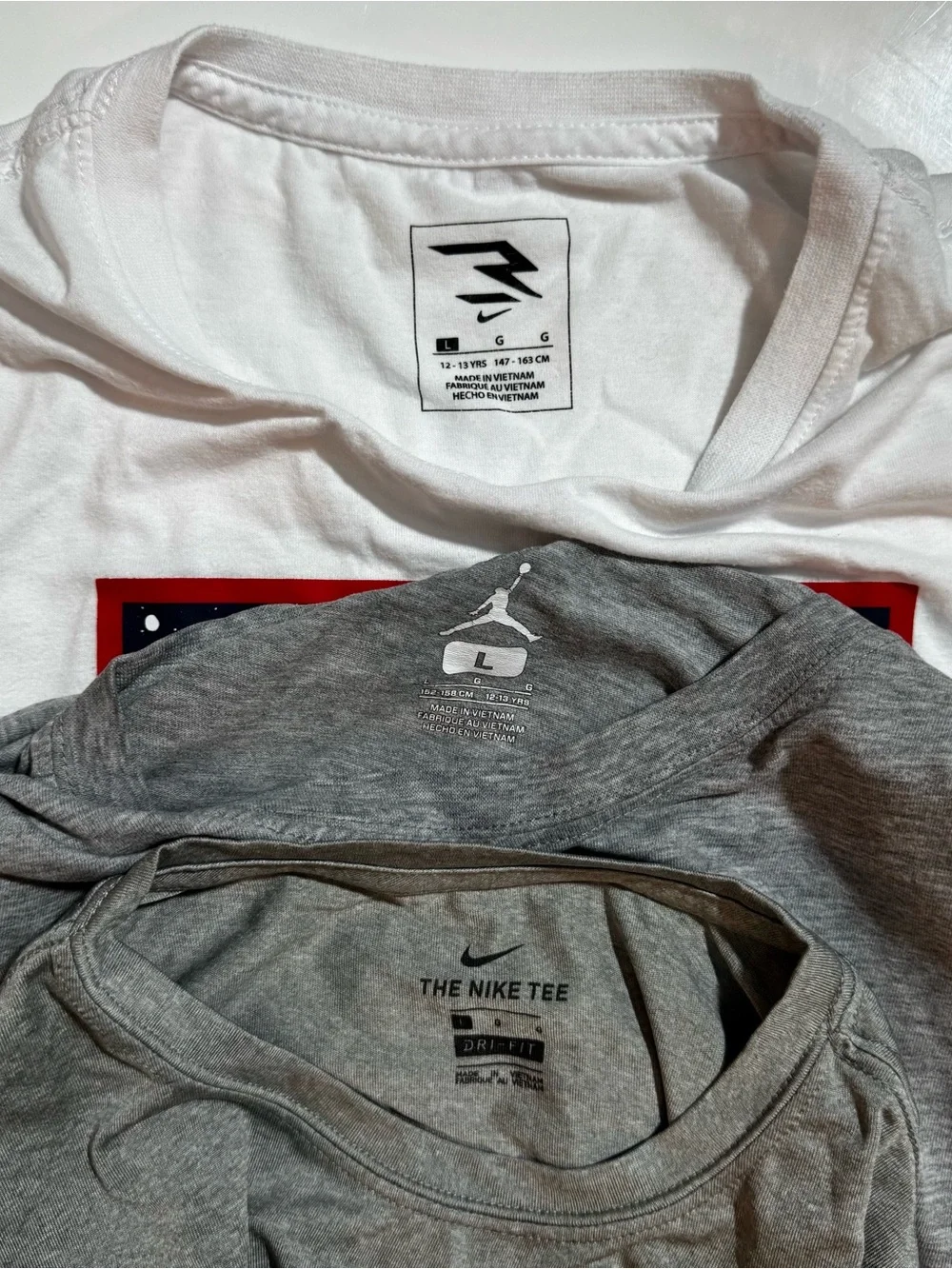 Nike Boys Multi-Color & Gray Graphic Short Sleeve Tees Pack